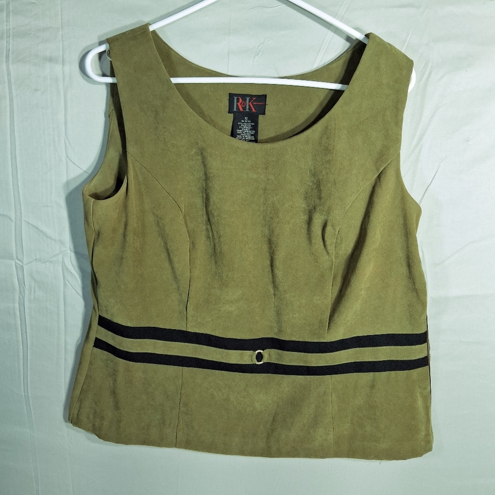 Women's Size 12 Avocado R&K Origials Y2K Vintage Vest